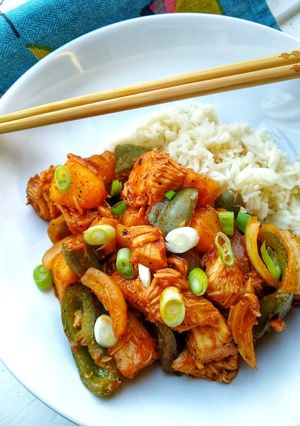 A picture of Sweet & Sour Chicken Hong Kong Style (Without Batter).