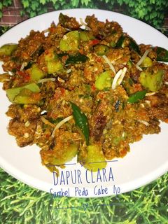 Foto resep Sambel Ikan Peda Cabe Ijo Kale