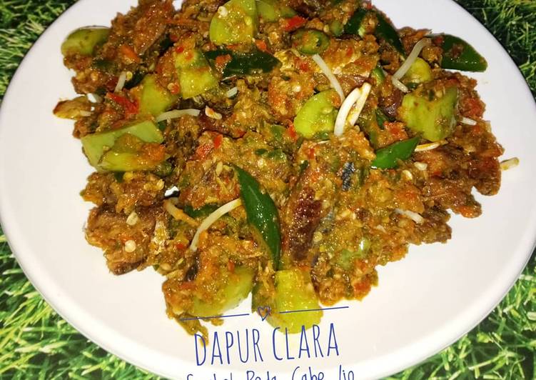 Sambel Ikan Peda Cabe Ijo Kale