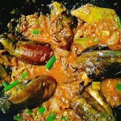 A picture of Masala baigan.