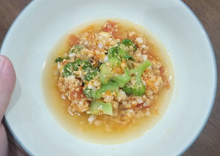 Proses mengolah Cumi Cah Brokoli (Mpasi Anak 1+), Lezat Sekali