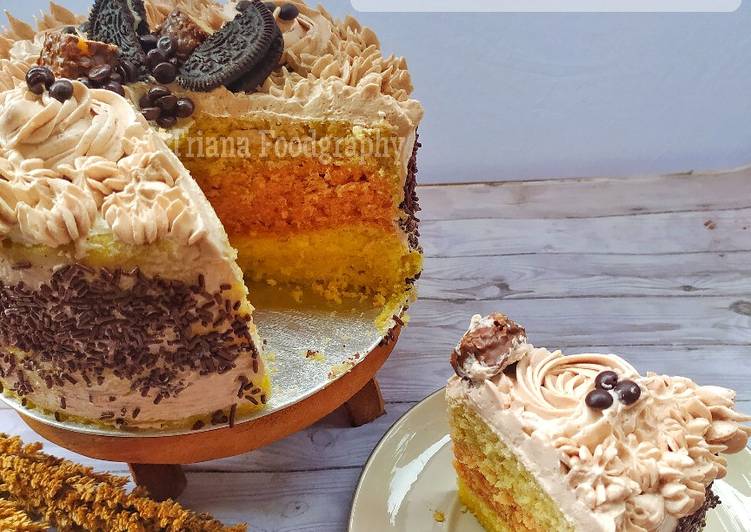 Resep Bolu kukus Tiramisu (berlayer) yang Bikin Ngiler