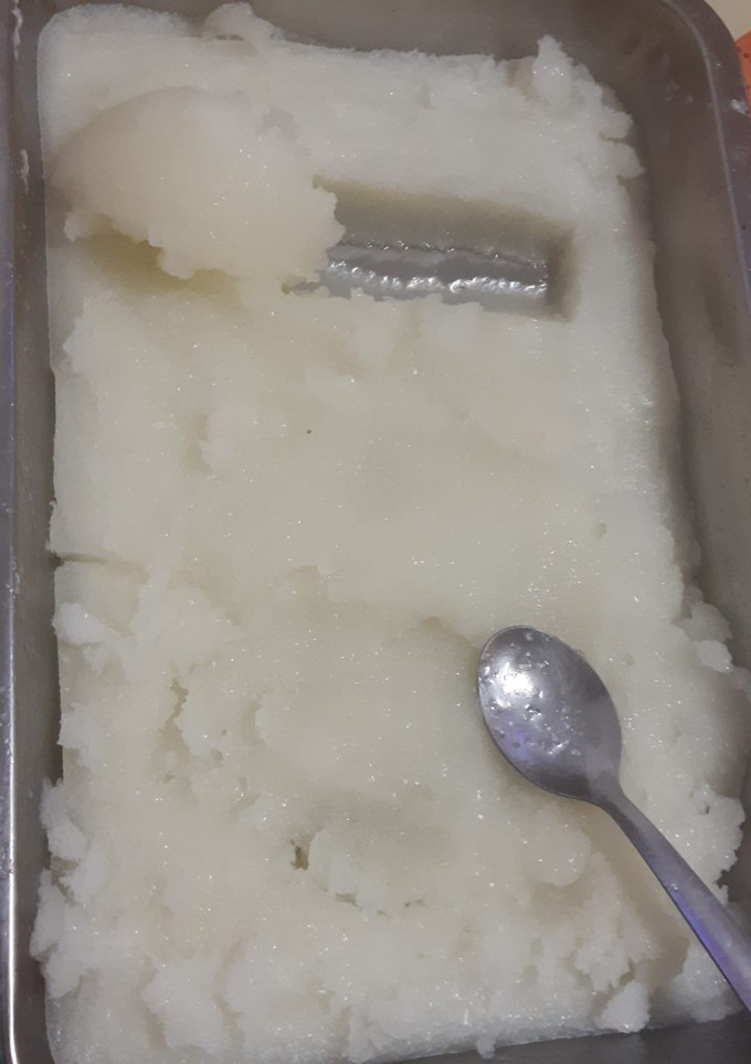 Una foto de Sorbete de limón
