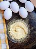 Mayonesa de huevo cocido 🥚 alta en proteínas 💪🏽Mayonesa "fit"