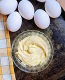 Mayonesa de huevo cocido 🥚 alta en proteínas 💪🏽Mayonesa "fit"