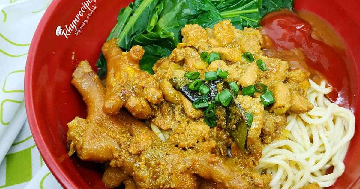 Resep Mie Ayam Ceker Oleh Rhyns Kitchen Cookpad