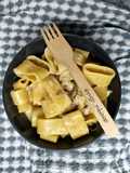 Calamarata salsiccia e squacquerone