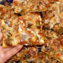 البيتزا بالفطر عيش الغراب 🍄🍄-レシピのメイン写真