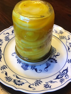 A picture of California Farm Pickled Onion Rings.