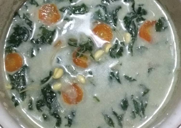 Bagaimana Membuat Sayur bobor daun kacang panjang yang Bisa Manjain Lidah