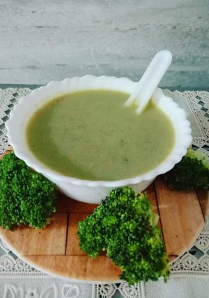 A picture of Tasty,& healthy Broccoli soup.