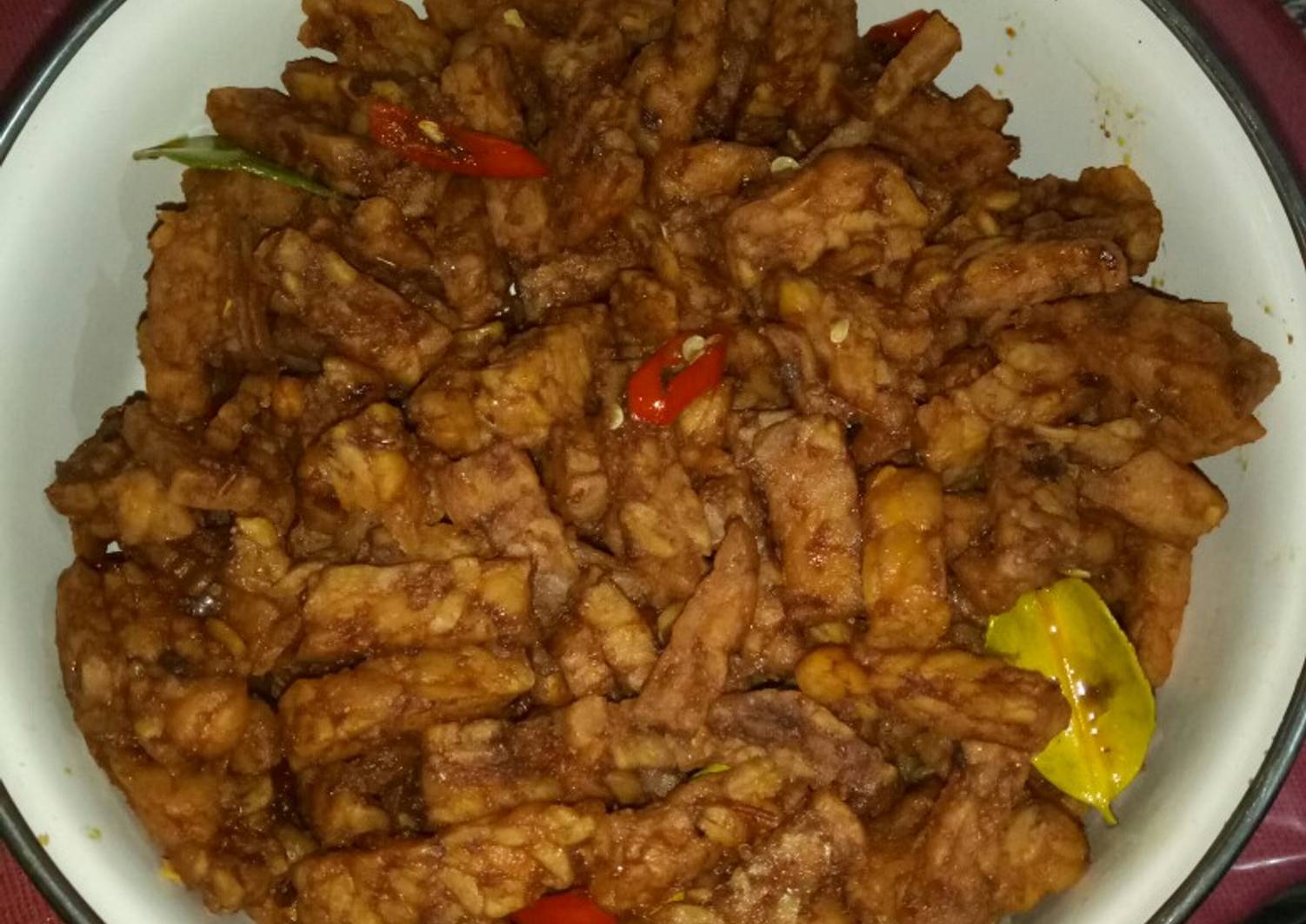 Resep Tempe orek kering oleh YeChi Cookpad