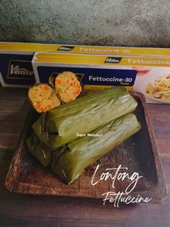 Foto resep Lontong Pasta (Fettuccine)