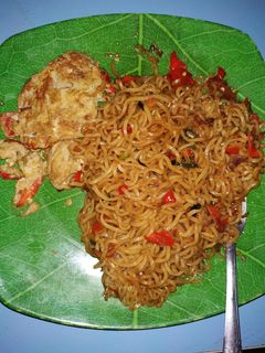 Foto resep Indomie goreng dadar dabu-dabu