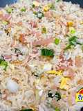 ข้าวผัดแหนม ผัดแบบแห้งๆ