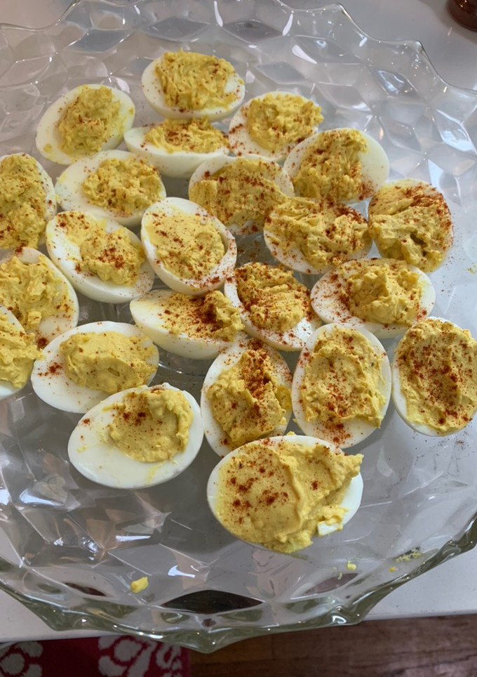 A picture of Deviled Eggs.