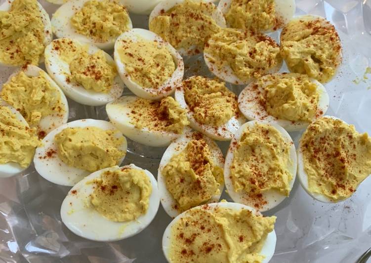 Steps to Prepare Super Quick Homemade Deviled Eggs