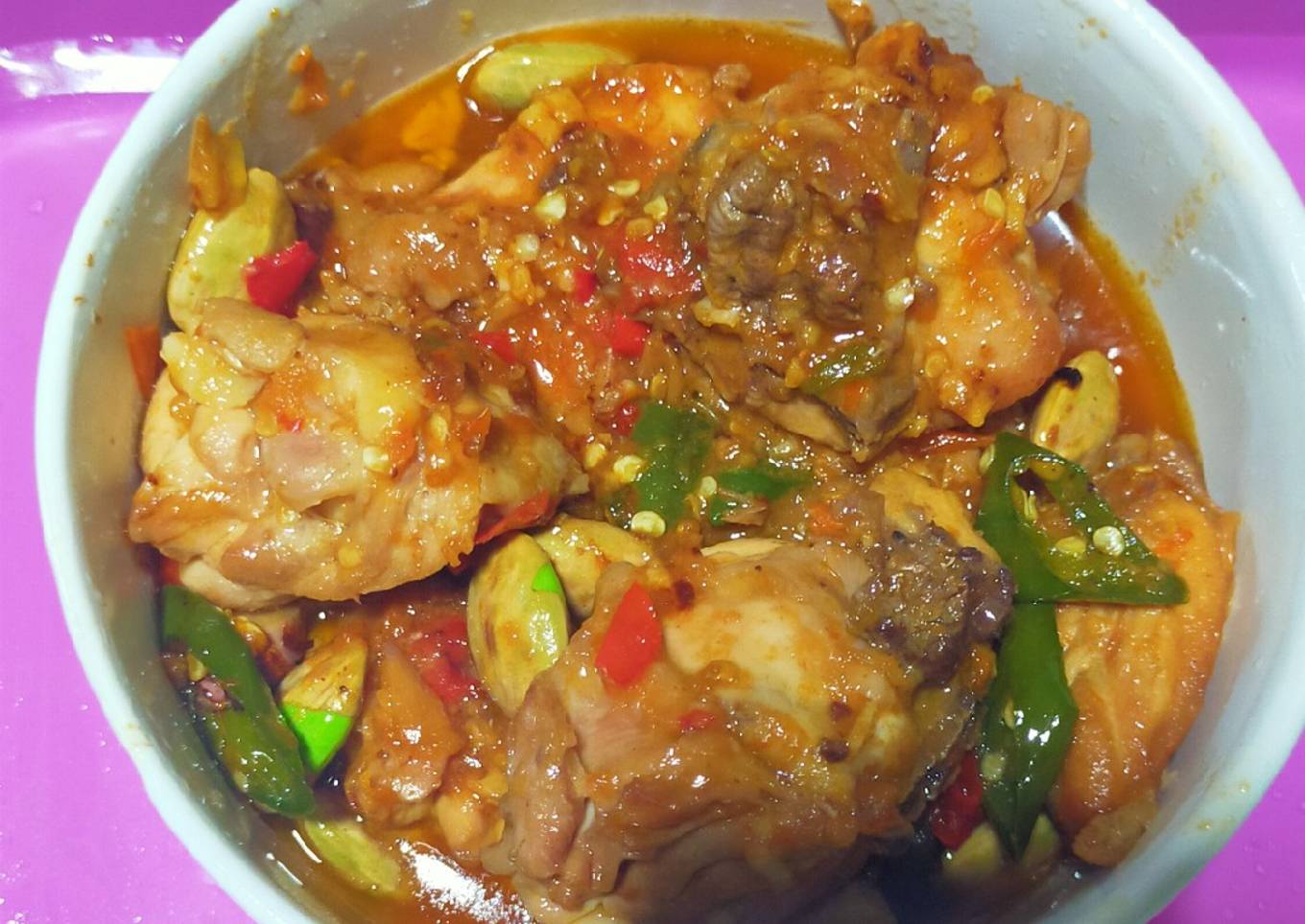 Sambal Goreng Ayam Petai