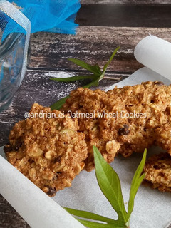 Foto resep Oatmeal Wheat Cookies (Cookies Oatmeal Gandum)