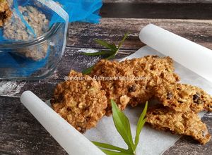 Foto resep Oatmeal Wheat Cookies (Cookies Oatmeal Gandum)