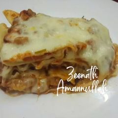 A picture of Chicken Lasagne.