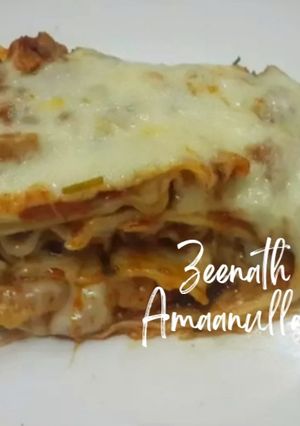A picture of Chicken Lasagne.