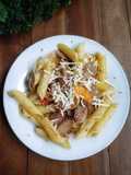 Penne Regate Bakso dengan Cabe Rawit