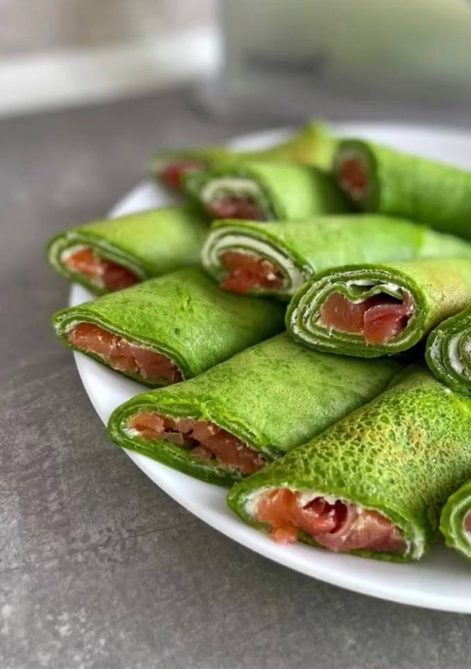 Млинці з лососем🍴