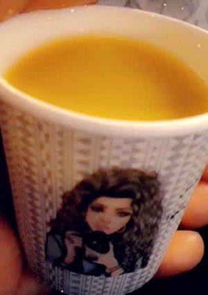 صورة لوصفة قهوة سعودية بالزنجبيل والهيل والزعفران