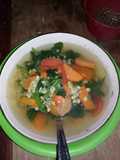 Sayur bayem toge kedelai