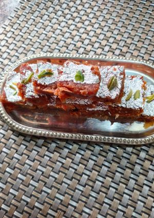 गाजर बर्फी रेसिपी मुख्य फोटो