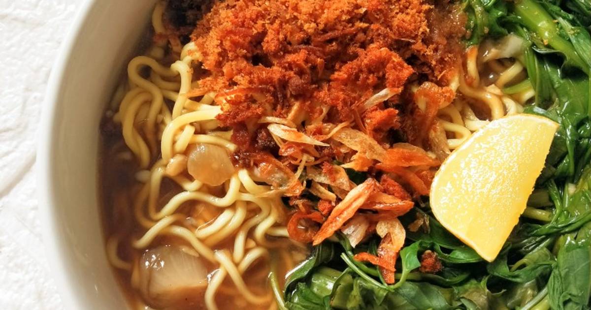 Resep Mie Kangkung Untuk Pemula Oleh Augie Felicia Cookpad