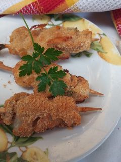 Foto di Spiedini di pesce
