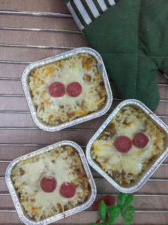 Foto resep 🙆 Cheesy baked rice (nasi panggang keju)👌