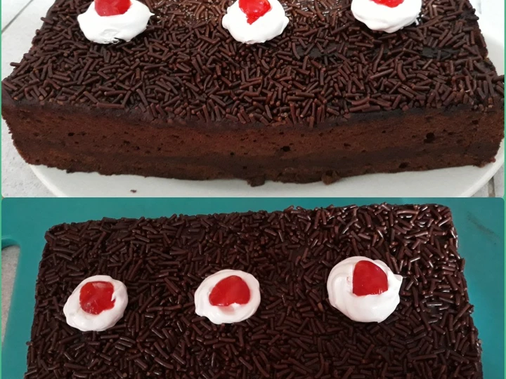 Langkah Mudah untuk Membikin Resep Bronis kukus coklat amanda yang Uenak Anti Ribet, Mantap