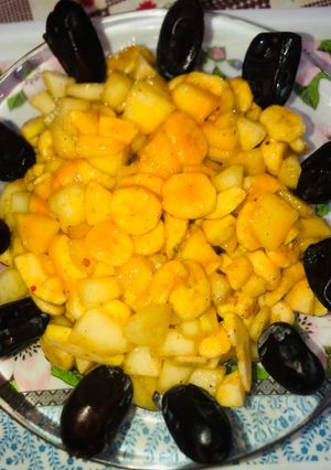 A picture of Tangi fruit chat😋ٹینگی فروٹ چاٹ😋.