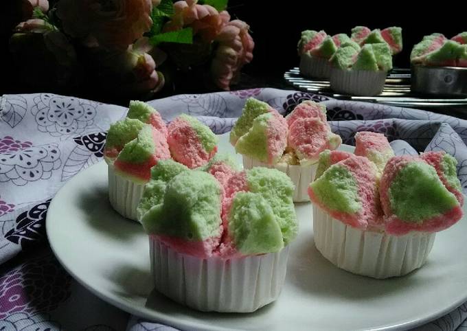 Resep Bolu Kukus Mekar 1 telur (All in one), Enak Banget