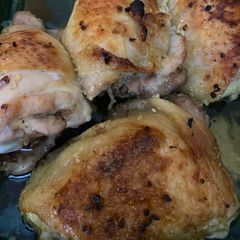 A picture of Slow cooker garlic brown sugar chicken.