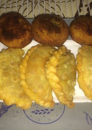 صورة لوصفة سمبوسة البف الهندية الحارة