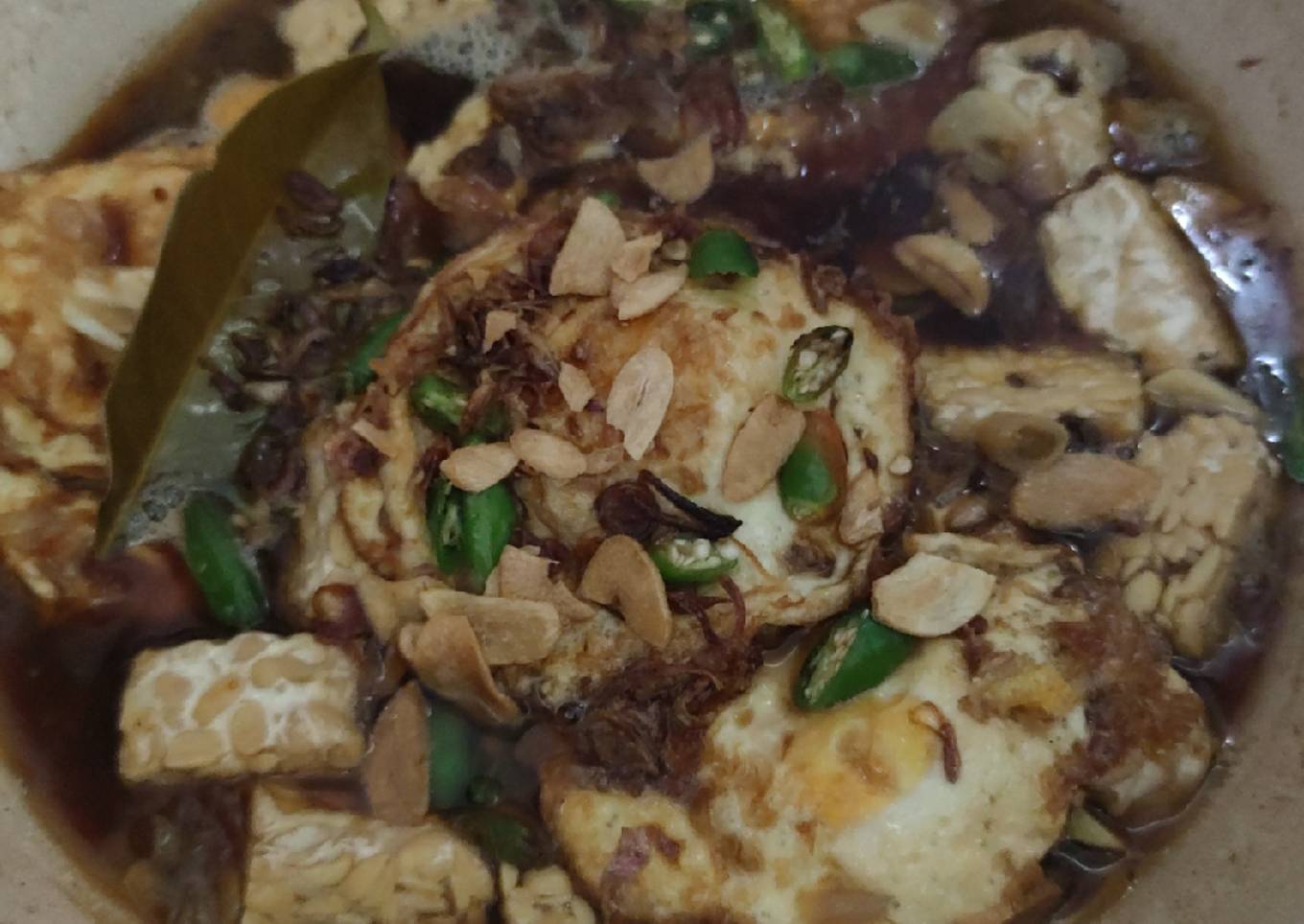 Telur Kecap Tempe, Menu Kilat dan Gampang