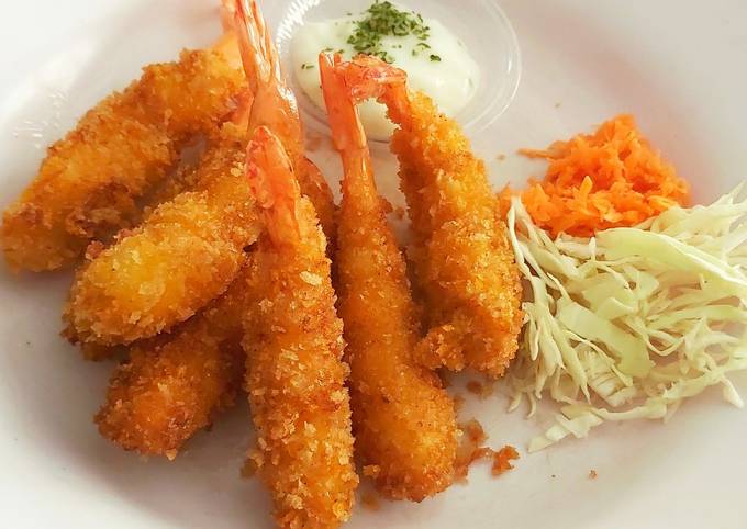 Resep Ebi furay with tartar sauce yang Enak Banget