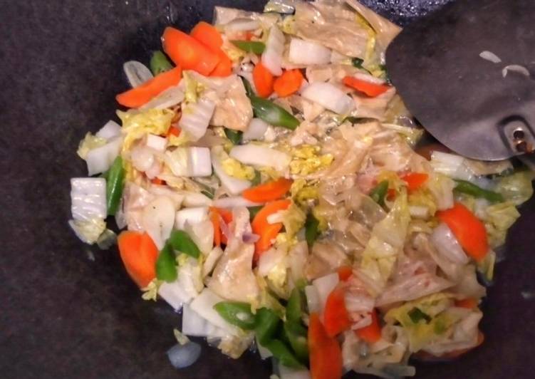 Recipe of Speedy Stir Fry Veggies and Bean Curds