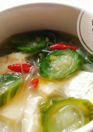 Foto resep Sop oyong soun dan tahu
