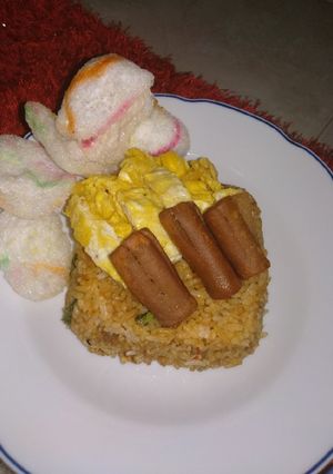 Foto resep Nasi goreng sederhana