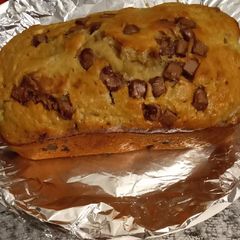 A picture of #Christmasgift Chocolate chip Banana 🍌 bread/Loaf.