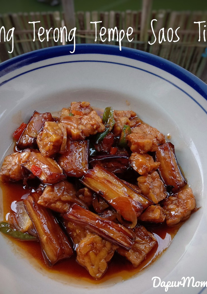 Foto resep Oseng Terong Tempe Saos Tiram