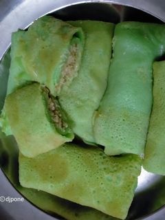 Foto resep Dadar Gulung Isi Kelapa Dadakan