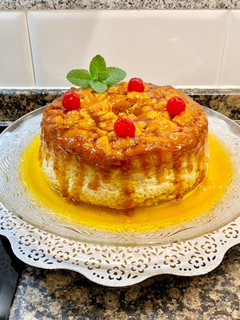Una foto de Pudín de queso mascarpone