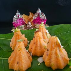 A picture of Farali Modak (barnyard millet modak).