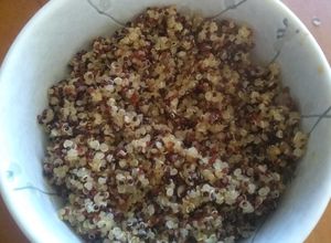 Foto de Quinoa na panela elétrica de arroz